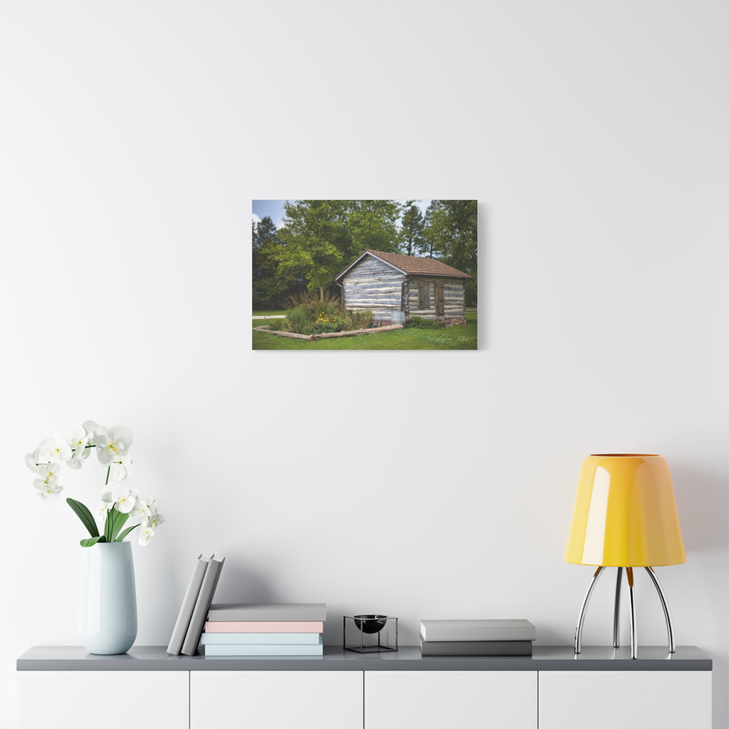 Abner Little Cabin - Matte Stretched Canvas Print