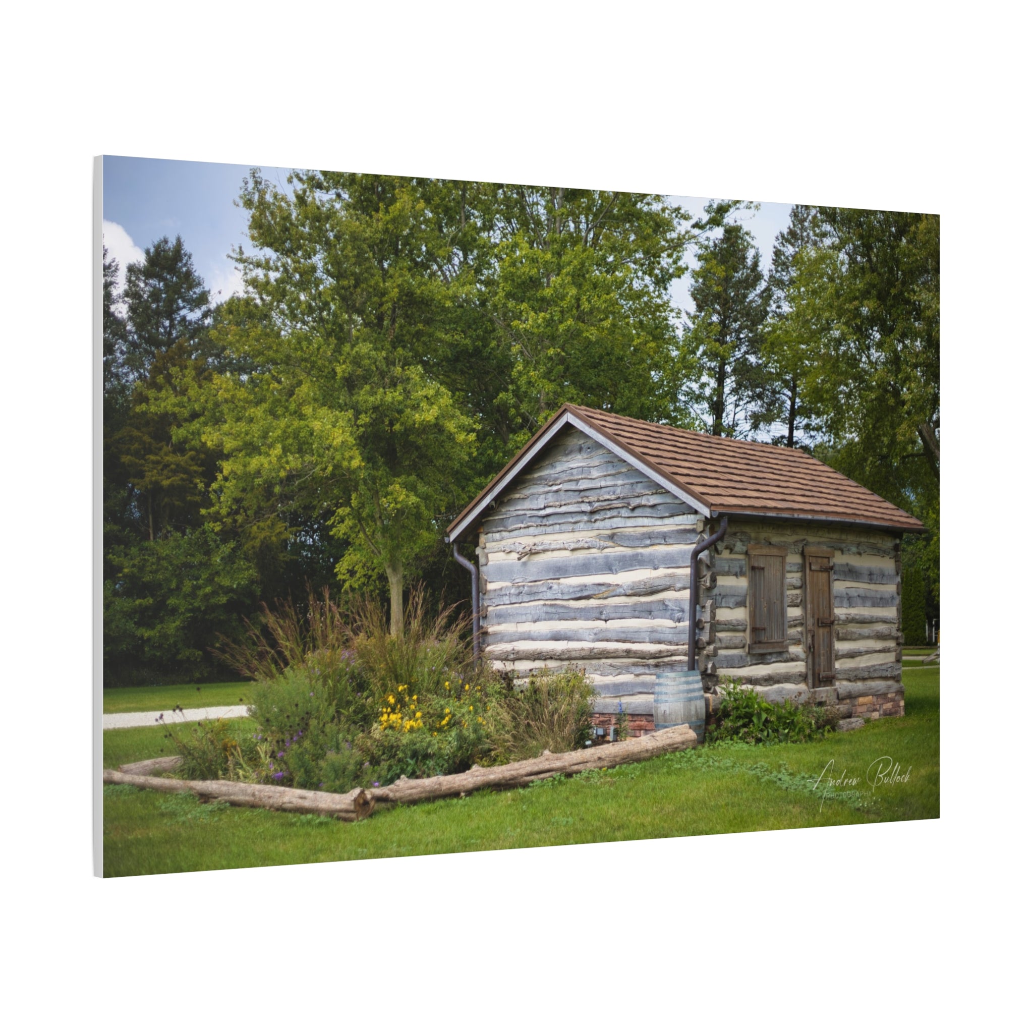 Abner Little Cabin - Matte Stretched Canvas Print