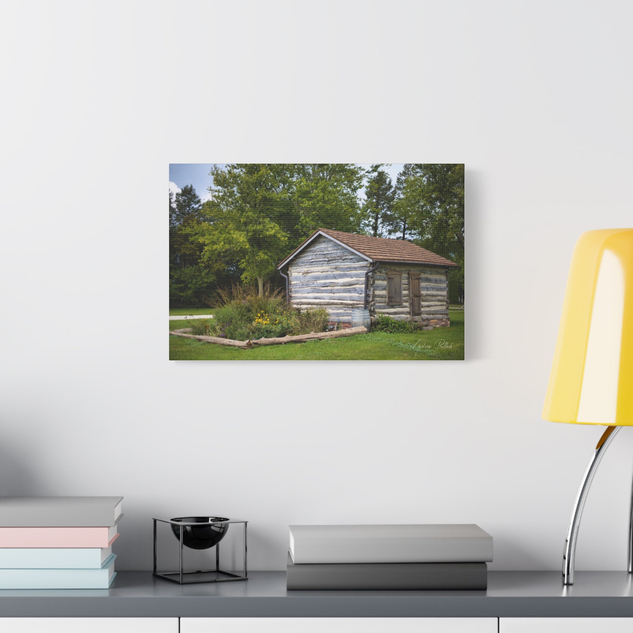 Abner Little Cabin - Matte Stretched Canvas Print