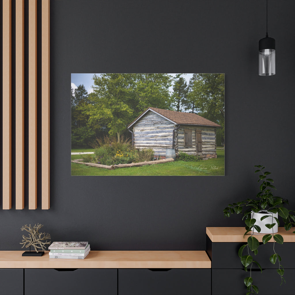 Abner Little Cabin - Matte Stretched Canvas Print