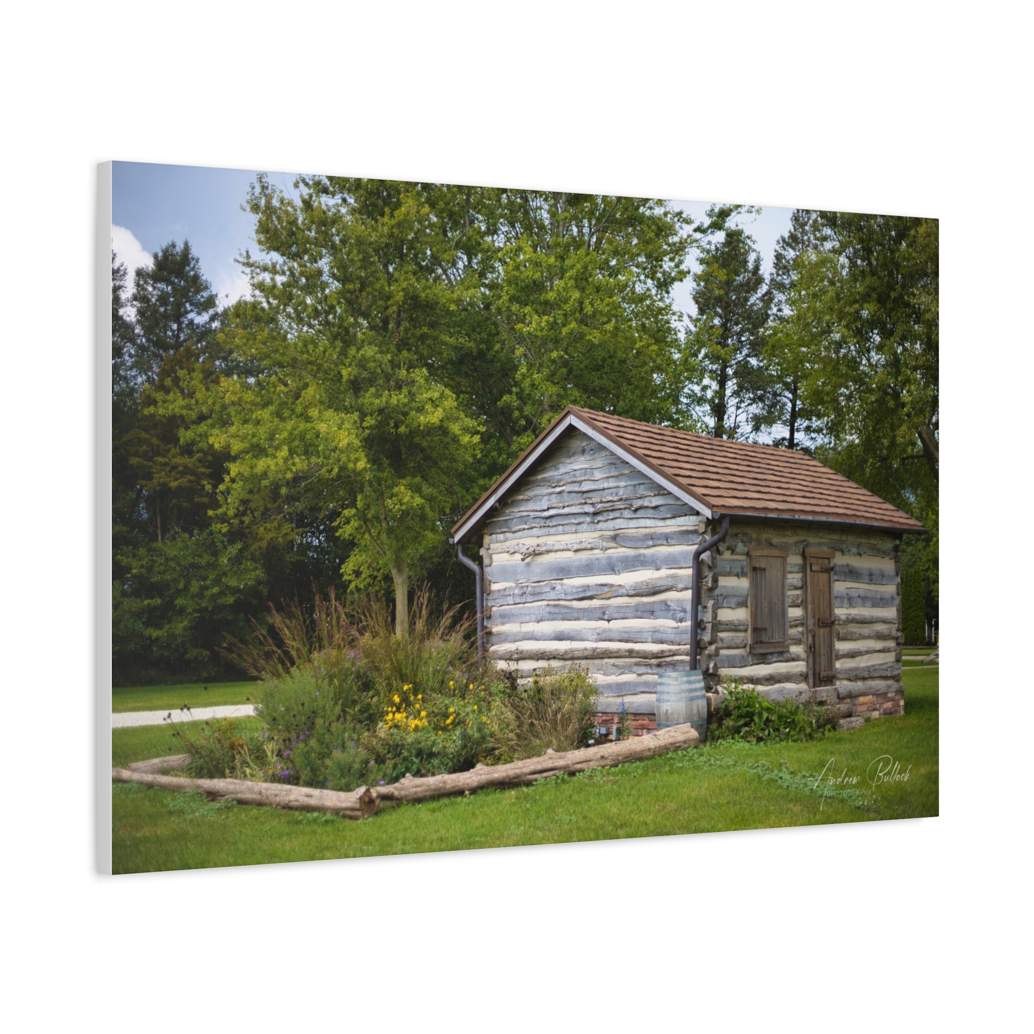 Abner Little Cabin - Matte Stretched Canvas Print