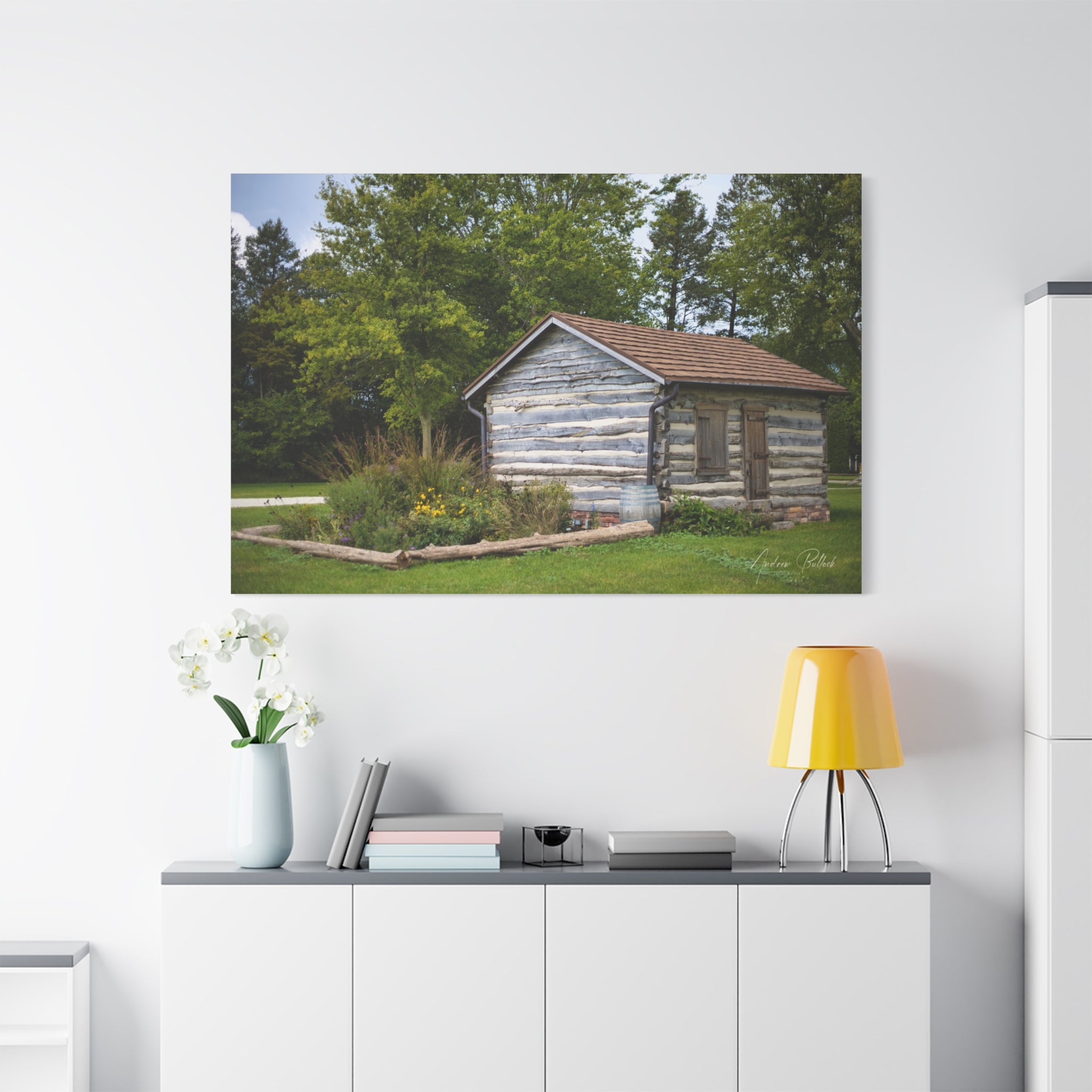 Abner Little Cabin - Matte Stretched Canvas Print